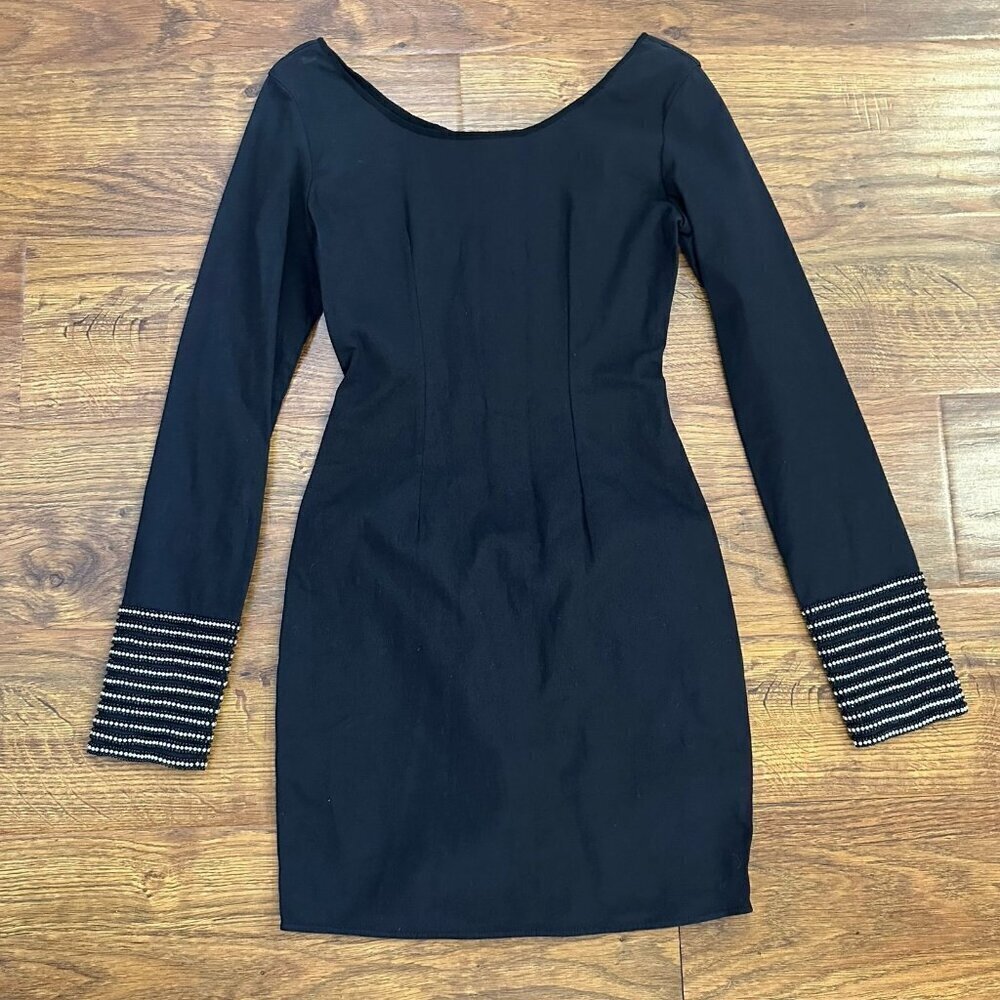 Aje. beaded cuff Dress